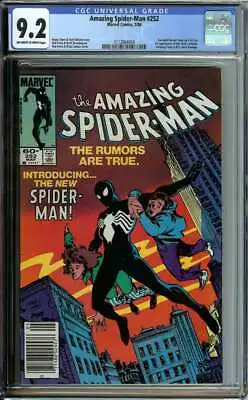 Buy Amazing Spider-man #252 Cgc 9.2 Ow/wh Pages // 1st App Black Suit Marvel 1984 • 199.88£