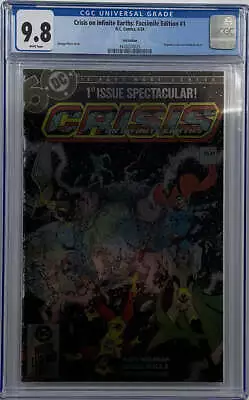 Buy Crisis On Infinite Earths #1 (of 12) | Facsimile Edition Cvr B George Perez Wrap • 59.29£