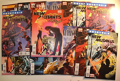 Buy New Mutants Lot 16 #18,19,24,28,35,36,37,40 Two Of Each Marvel 2010 Comics • 24.30£