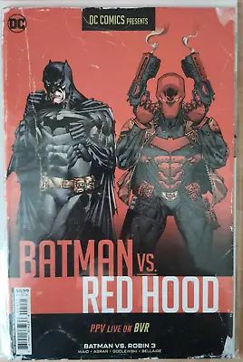 Buy Batman Vs Robin #3 Red Hood Variant DC Comics Bagged And Boarded • 5£