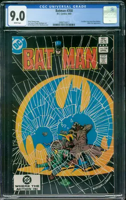 Buy Batman 358 CGC 9.0 1st Killer Croc 4/1983 • 55.20£