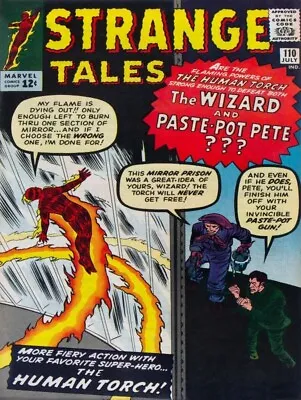 Buy Strange Tales #110 NEW METAL SIGN: Human Torch Vs The Wizard & Paste Pot Pete • 15.72£