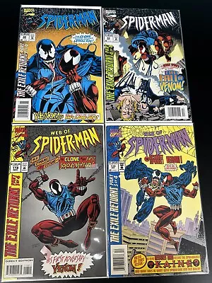 Buy Web Of Spiderman #118,119 & Spiderman #52,53 The Exile Returns 1-4 1994 Vf/nm • 119.50£