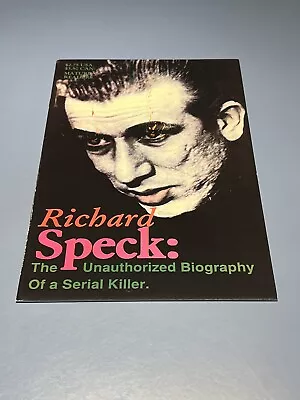 Buy Richard Speck #1 Boneyard Press Comic Book 1993 *HIGH GRADE* Serial Killer Bio • 28.42£