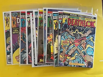 Buy Astonishing Tales #25-#36 Lot 1st Appearance Of Deathlok Nice Copies Marvel 1974 • 221.36£