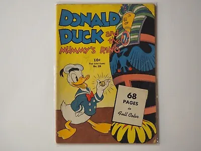 Buy Donald Duck And The Mummy's Ring No. 29, Four Color Comic, 1943, Carl Barks VG/F • 1,199.28£
