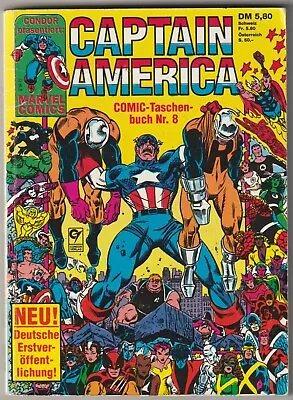 Buy CAPTAIN AMERICA #8, Condor/Marvel Comics 1990 COMIC PAPERBACK Z1- *Superhero • 6.88£