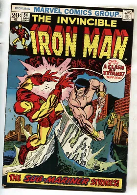 Buy IRON MAN #54--1972--First MOON DRAGON--Marvel--comic Book • 117.97£