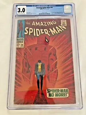 Buy Marvel (1967) Amazing Spider-Man #50 1st Kingpin CGC 3.0 (OW/W) • 700£