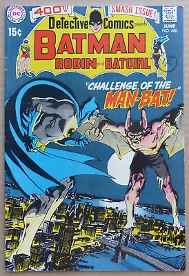 Buy DETECTIVE COMICS #400, WITH 1st APPEARANCE OF  MAN-BAT , HIGH GRADE VF+ • 665£