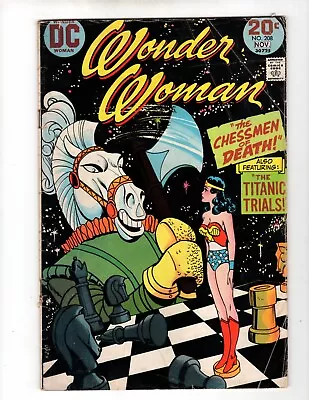 Buy DC Comics Wonder Woman Volume 1 Book #208 Lower Grade 1973 • 1.98£