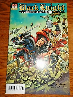 Buy Black Knight Curse Of The Ebony Blade #3 Davila Variant Cover Thor 1st Pr Marvel • 15.56£