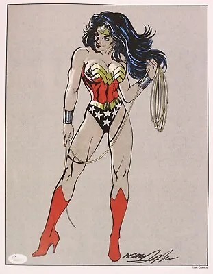 Buy 1960s-70s Neal Adams  Wonder Woman  Signed LE 11x14 Print (JSA) • 138.24£