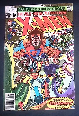 Buy Uncanny X-Men #107 Marvel Comics 1st Full Team Appearance Of Starjammers F/VF • 134.99£