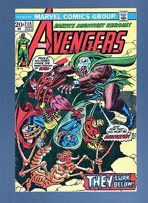 Buy Avengers #115 - John Rominta Sr. Cover Art. Bob Brown Art. (7.5) 1973 • 2.93£