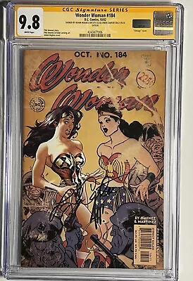 Buy Wonder Woman #184 CGC SS 9.8 Signed LYNDA CARTER And ADAM HUGHES NM • 640.39£