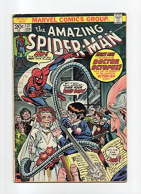 Buy Amazing SpiderMan #131 (1974) KEY Doc Ock Marries Aunt May! Missing MVS • 7.91£