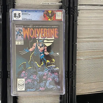 Buy Wolverine 1 1988 CGC 8.5 With Custom Label • 110£