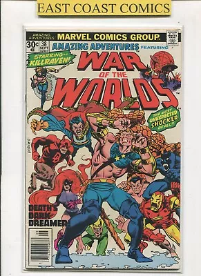 Buy Amazing Adventures #38 War Of The Worlds - Cents Copy (vfn) - Marvel • 3.50£