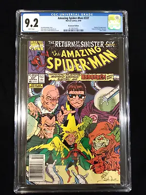 Buy Amazing Spider-Man #337, CGC 9.2, Marvel Newsstand Edition August 1990 • 64.33£