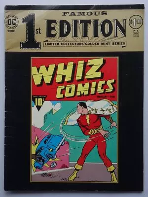 Buy Famous First Edition Comic Vol 1 #F-4 Oct/Nov 1974 Whiz Comics Feb 1940 VG+ • 3.20£