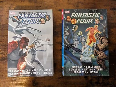 Buy Fantastic Four By Jonathan Hickman Omnibus Lot Vol 1 And 2 (Marvel 2021) New • 139.92£