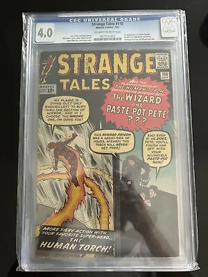 Buy Strange Tales 110 - 1963- 1st Doctor Strange - Kirby Cover - CGC 4.0 • 2,600£