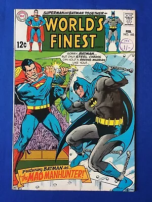 Buy World's Finest #182 FN/VFN (7.0) DC ( Vol 1 1969) Superman, Batman • 22£