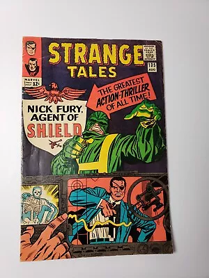Buy Strange Tales #135 - 1st App. Of Nick Fury In S.H.I.E.L.D. + Hydra (1965) 3.0 • 88.06£