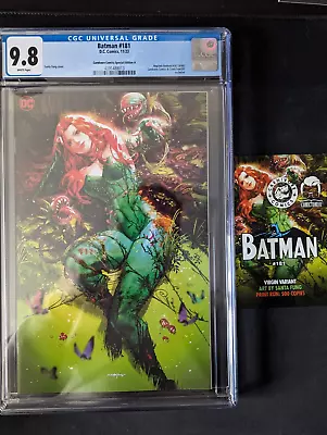 Buy Batman #181 Poison Ivy Santa Fung Virgin MegaCon Exclusive CGC 9.8 LTD To 500 • 70£