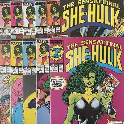 Buy Sensational She-Hulk #1 2 3 4 5 6 7 8 9 & 10 (Marvel 1989) Lot Of 10 Comics • 94.87£
