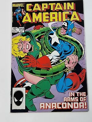 Buy Captain America 310 DIRECT 1st Team App Serpent Society Marvel Comics 1985 • 12£