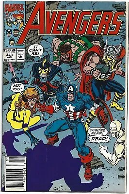 Buy Avengers #343 - First Appearance Of The Gatherers, 1992, Marvel Comic • 10£
