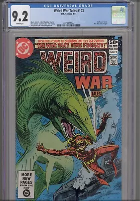 Buy Weird War Tales #103 CGC 9.2 1979 DC Comics • 71.45£