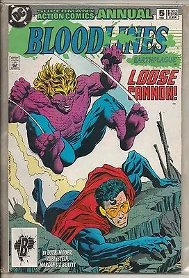 Buy DC Comics Action Comics Annual #5 1993 Bloodlines NM • 2.50£