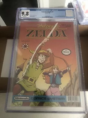 Buy Legend Of Zelda 1 CGC 9.8 1st Print 1990 Nintendo Valiant Comics • 796.65£