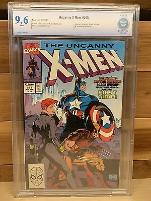 Buy X-Men #268 - CGC 9.6 NM+ - Marvel Comics 9/90 WP Black Widow & Captain America • 118.27£