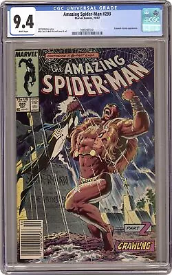 Buy Amazing Spider-Man #293D CGC 9.4 1987 3985987011 • 91.94£