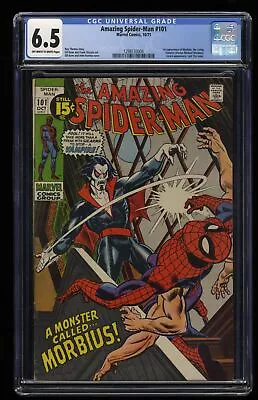 Buy Amazing Spider-Man #101 CGC FN+ 6.5 1st Full Appearance Of Morbius! Marvel 1971 • 277.23£