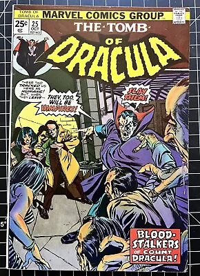Buy Tomb Of Dracula #25 VG/FN 1974 1st App. Hannibal King Marvel Comics Group • 11.99£