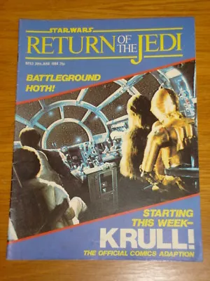 Buy Star Wars Return Of The Jedi #53 June 20 1984 British Weekly Comic • 4.99£