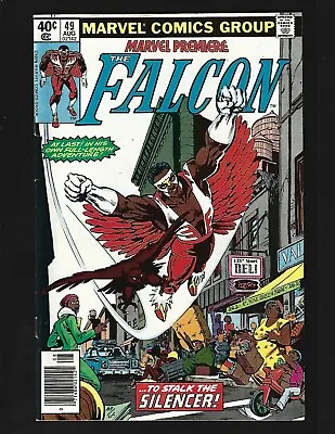 Buy Marvel Premiere #49 (News) FNVF Miller 1st Solo Falcon 1st Silencer Cap. America • 11.85£