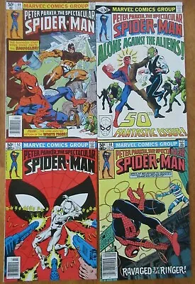 Buy Peter Parker : The Spectacular Spider-Man #49 #50 #52 #58 Marvel 1980/81 Comics • 15.77£