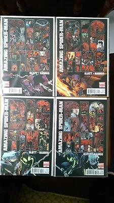 Buy 4 Amazing Spider-Man Big Time 2nd Second Print Variant 648 649 650 651 Set • 120£