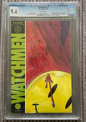 Buy Watchmen #1 Sept. 1986, DC Comics, Alan Moore, Dave Gibbons (CGC Graded 9.6) NM+ • 47£