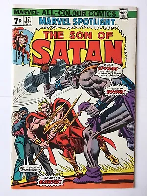 Buy Marvel Spotlight #17 VFN- (7.5) MARVEL ( Vol 1 1974) Son Of Satan • 12£