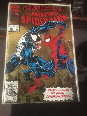 Buy The Amazing Spider-Man #375 Edition Marvel Venom Gold Foil Cover Excellent • 7.99£