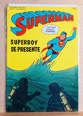 Buy Superman #3 (1965) Interpresse  Superboy Se Présente  Vintage French Comic FN/VF • 19.95£