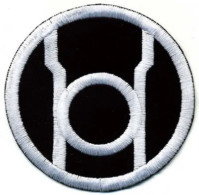 Buy 3.5  Red Lantern Corps Classic Style Embroidered Patch:White Thread/Black Fabric • 5.78£