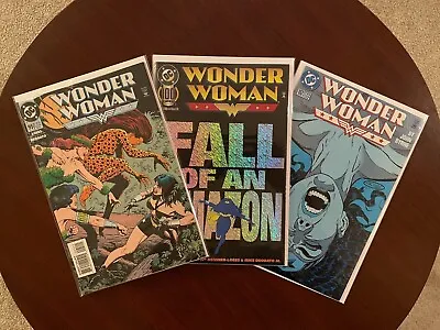 Buy (lot Of 3 Comics) Wonder Woman #95 #100 & #102 (DC 1995) Mike Deodato Jr 9.4 NM • 11.03£